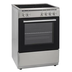 Ηλεκτρική κουζίνα Robin BN-653 INOX με 4 κεραμικές εστίες πλάτος 60cm