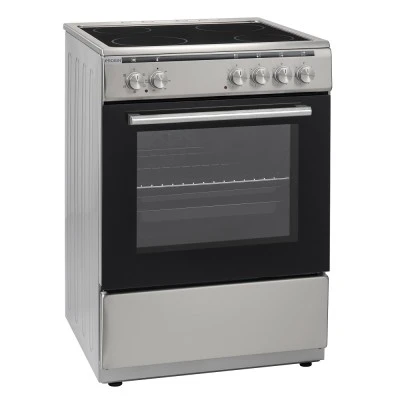 Ηλεκτρική κουζίνα Robin BN-653 INOX με 4 κεραμικές εστίες πλάτος 60cm