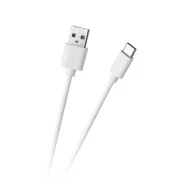 Καλώδιο USB - USB C με μήκος1m σε λευκό χρώμα λευκό ταχύτητα έως 480Μbps