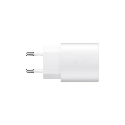 Φορτιστής με υποδοχή USB C 25W με λειτουργία Power Delivery σε λευκό χρώμα