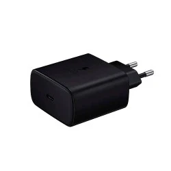 Φορτιστής με υποδοχή USB C 45W με λειτουργία Power Delivery σε μαύρο χρώμα κατά της υπέρτασης