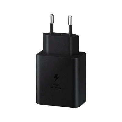Φορτιστής με υποδοχή USB C 45W με λειτουργία Power Delivery σε μαύρο χρώμα κατά της υπέρτασης