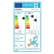 Κλιματιστικό inverter Robin CLS-H9080WF A++/A+ 9000BTU 2.5KW Wi-Fi Ready Π72cmxΥ19,6cmxΒ27cm