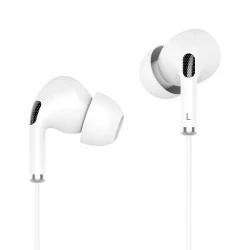 Ακουστικά ψείρες in-ear USB-C με μικρόφωνο Kruger&Matz C1 σε λευκό χρώμα 