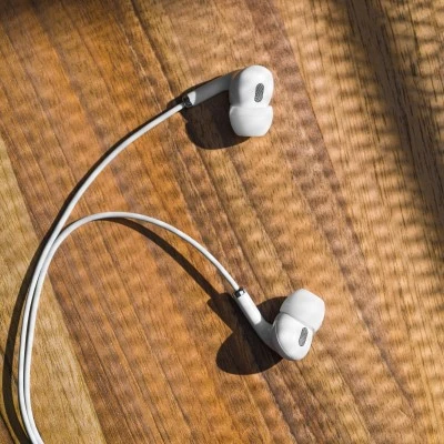 Ακουστικά ψείρες in-ear USB-C με μικρόφωνο Kruger&Matz C1 σε λευκό χρώμα 