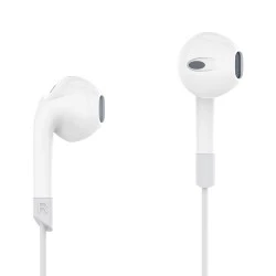 Ακουστικά ψείρες in-ear USB-C με μικρόφωνο Kruger&Matz C2 σε λευκό χρώμα 