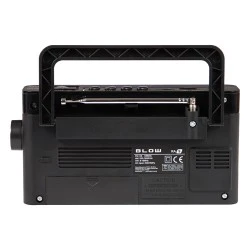 Αναλογικό φορητό ραδιόφωνο AM/FM RA9 BLOW με επαναφορτιζόμενη μπαταρία ή με τροφοδοσία ρεύματος