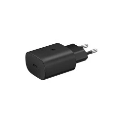 Φορτιστής USB C 25W με λειτουργία Power Delivery σε μαύρο χρώμα προστασία κατά της υπερφόρτισης
