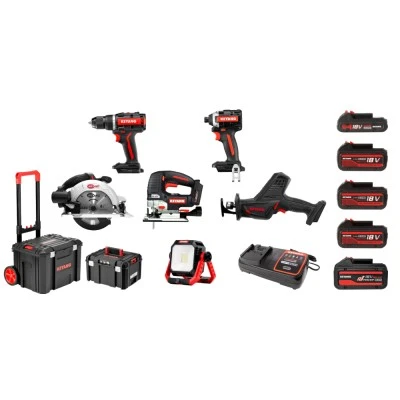 Σετ εργαλειών μπαταρίας Keyang Brushless με τάση 20V 5Ah κατάλληλο για παραγωγ΄η , εργαστήριο καθώς και για εξωτερικά συνεργεία