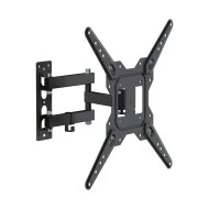 Βάση TV 23"-55" έως 30kg ρυθμιζόμενη με διπλό βραχίονα επίτοιχη DM PRO σε μαύρο χρώμα 