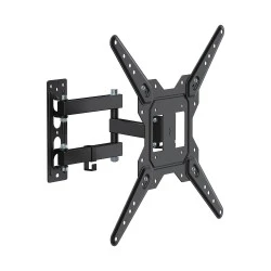Βάση TV 23"-55" έως 30kg ρυθμιζόμενη με διπλό βραχίονα επίτοιχη DM PRO σε μαύρο χρώμα 