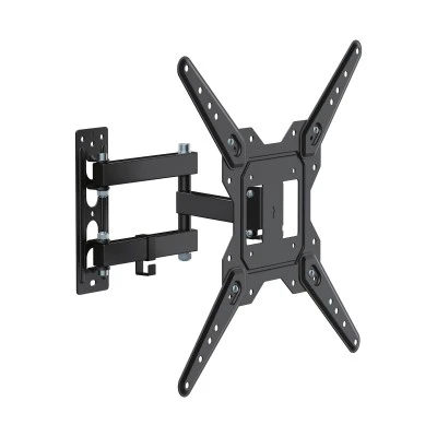 Βάση TV 23"-55" έως 30kg ρυθμιζόμενη με διπλό βραχίονα επίτοιχη DM PRO σε μαύρο χρώμα 