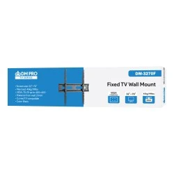 Βάση TV για οθόνη 32"-70" έως 45kg σταθερή για επίτοιχη τοποθέτηση DM PRO μαύρη