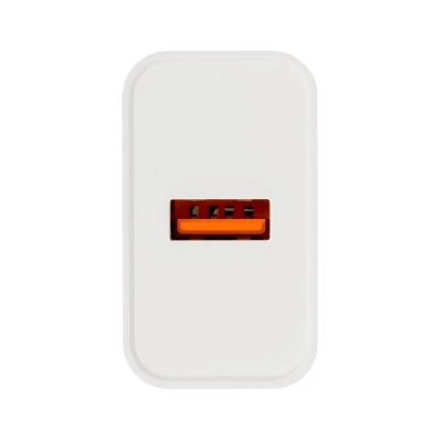 Φορτιστής USB-A 18W με λειτουργία Quick Charge Kruger&Matz λευκό χρώμα