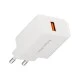 Φορτιστής USB-A 18W με λειτουργία Quick Charge Kruger&Matz λευκό χρώμα