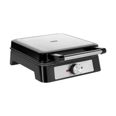 Βαφλιέρα 4 θέσεων 1600W inox με ρύθμιση ισχύς Teesa με έλεγχο της θερμοκρασίας & αντιολισθητική λαβ΄ή