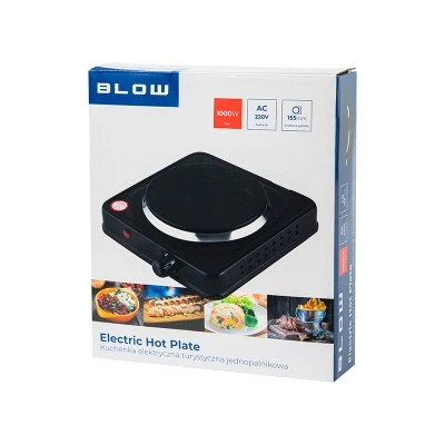 Επιτραπέζια ηλεκτρική εστία μονή 1000W BLOW με ρύθμιση θερμοκρασίας 5 σταδίων