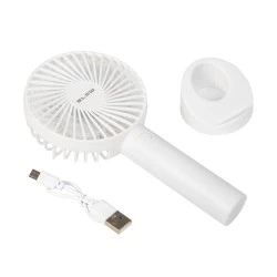 Φορητός ανεμιστήρας USB με επαναφορτιζόμενη μπαταρία λευκός BLOW