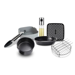 Σετ 7 αξεσουάρ για air fryer AFS-71 με ταψιά, σχάρα και λαβίδα Σετ 7 αξεσουάρ για air fryer AFS-71 με ταψιά, σχάρα και λαβίδα