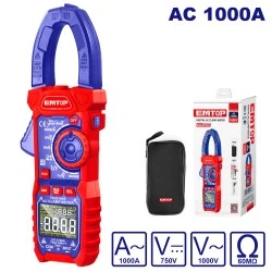 Αμπεροτσιμπίδα Εmtop ψηφιακή dc/ac 1000V edmr210001 διαθέτει 6000 μετρήσεις με ανίχνευση χωρίς επαφή