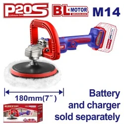 Αλοιφαδόρος μπαταρίας Εmtop brushless τάση 20V με μήκος βάσης 180mm & ρυθμιζόμενη ισχύς