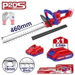Μπορντουροψάλιδο μπαταρίας Emtop brushless με ισχύς 20V μήκος λεπίδας 46cm με μπαταρία 2ah και φορτιστή 