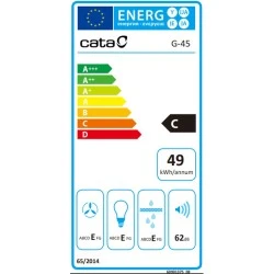 Μηχανισμός απορρόφησης G-45X INOX με ισχύ max 605m3/h & μήκος 51cm