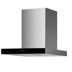 Απορροφητήρας καμινάδα LEGEND-6000XGBK INOX μήκους 60cm με ισχύ max 710m3/h & μαύρη πρόσοψη