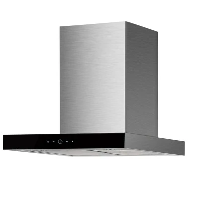 Απορροφητήρας καμινάδα LEGEND-6000XGBK INOX μήκους 60cm με ισχύ max 710m3/h & μαύρη πρόσοψη