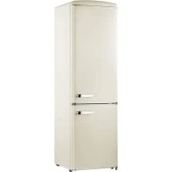 Ψυγειοκαταψύκτης Robin RB-310BEIGE σειρά retro μπζ 300lt Υ192cm x Π60cm x Β62,8cm