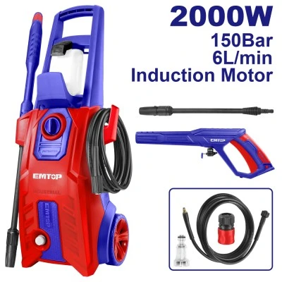 Πλυστικό ρεύματος Emtop 2000W 150bar με πιστόλι νερού & 5m λάστιχο υψηλής πίεσης ehpw2001 Πλυστικό ρεύματος Emtop 2000W 150bar με πιστόλι νερού & 5m λάστιχο υψηλής πίεσης ehpw2001