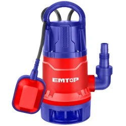 Μονοφασική αντλία ακάθαρτων λυμάτων 1.0HP με πλωτηροδιακόπτη Emtop
