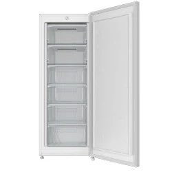 Όρθιος καταψύκτης Robin GS-105 λευκός 177lt με 6 συρτάρια Π54xΒ55xΥ144cm