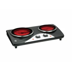 Ηλεκτρική κεραμική εστία IQ KC-1237 1200W + 900W με δύο εστίες 18 εκ και 15 εκ