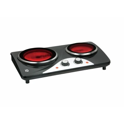 Ηλεκτρική κεραμική εστία IQ KC-1237 1200W + 900W με δύο εστίες 18 εκ και 15 εκ