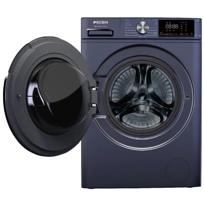 Πλυντήριο ρούχων Robin RB-1210Bgr μαύρο χωρητικότητας 10Kg Π60xΒ60xΥ84,5cm