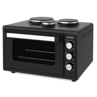 Ηλεκτρικό κουζινάκι Robin ZK-75 INOX με 3 εστίες χωρητικότητα 50lt Π58xΒ51xΥ36cm Ηλεκτρικό κουζινάκι Robin ZK-75 INOX με 3 εστίες χωρητικότητα 50lt Π58xΒ51xΥ36cm