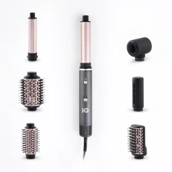 Airstyler 7 σε 1 IQ HD-1279 κεραμική ηλεκτρική βούρτσα με αέρα και περιστρεφόμενη κεφαλή για ίσιωμα και μπούκλες 1300W Airstyler 7 σε 1 IQ HD-1279 κεραμική ηλεκτρική βούρτσα με αέρα και περιστρεφόμενη κεφαλή για ίσιωμα και μπούκλες 1300W