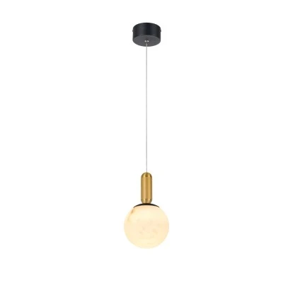 Κρεμαστό Φωτιστικό MARBELLA LED 11W CCT 715lm Αμμώδες Μαύρο Αλουμινίου IP20 140x140x1500mm