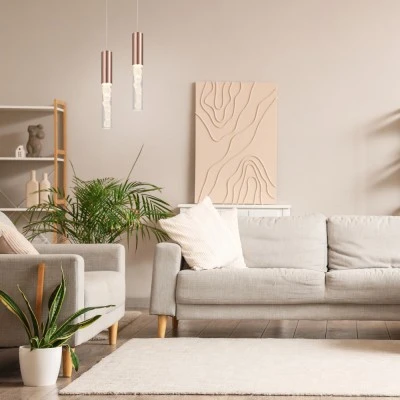 Φωτιστικό Κρεμαστό OASIS LED COB 7W CCT 350lm, Χάλκινο Αλουμίνιο, IP20, 50x50x1500mm Φωτιστικό Κρεμαστό OASIS LED COB 7W CCT 350lm, Χάλκινο Αλουμίνιο, IP20, 50x50x1500mm