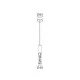 Φωτιστικό Κρεμαστό OASIS LED COB 7W CCT 350lm, Χάλκινο Αλουμίνιο, IP20, 50x50x1500mm Φωτιστικό Κρεμαστό OASIS LED COB 7W CCT 350lm, Χάλκινο Αλουμίνιο, IP20, 50x50x1500mm
