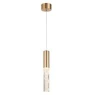 Φωτιστικό Κρεμαστό OASIS LED COB 7W CCT, Ορειχάλκινο Αλουμίνιο, 350lm, IP20, 50x50x1500mm