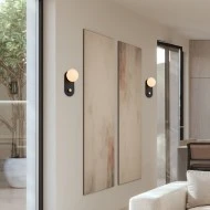 Επιτοίχιο Φωτιστικό MARBELLA LED 11W DIM 2700K 715lm Αμμώδες Μαύρο Αλουμινίου IP20 140x182x300mm