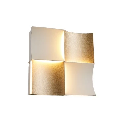 Φωτιστικό Επιτοίχιο CHESSY LED 21W SMD, Χρυσό Αμμοδεές Λευκό Αλουμίνιο, CCT 1050LM, IP20, 211x55x211mm Φωτιστικό Επιτοίχιο CHESSY LED 21W SMD, Χρυσό Αμμοδεές Λευκό Αλουμίνιο, CCT 1050LM, IP20, 211x55x211mm