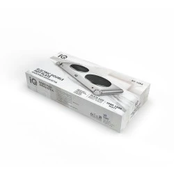 Διπλή ηλεκτρική εστία IQ KC-1252 1000W+1500W με ρυθμιζόμενη θερμοκρασία και διάμετρο εστιών 15cm και 18cm