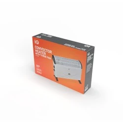 Θερμοπομπός turbo IQ HT-1461 1000W / 2000W με 3 ρυθμίσεις θερμοκρασίας και ρυθμιζόμενο θερμοστάτη