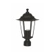 Κεφαλή για Κολωνάκι Φ60 Φαναράκι Μαύρο RAL C0026