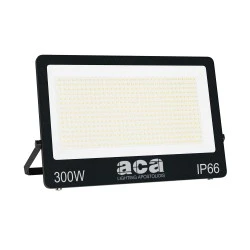 Προβολέας LED SMD 300W 3CCT 30000lm, στεγανός IP66, RA>80, 185-265V Μαύρος