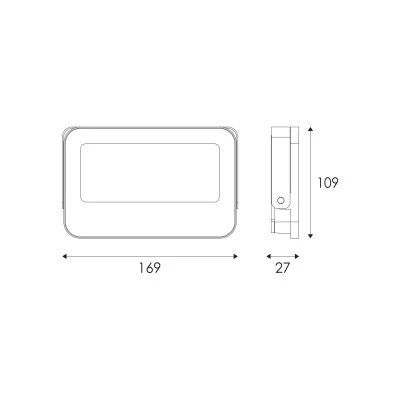 Προβολέας LED SMD 30W 3CCT 3000lm, RA>80, στεγανός IP66, 185-265V Λευκός Προβολέας LED SMD 30W 3CCT 3000lm, RA>80, στεγανός IP66, 185-265V Λευκός