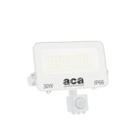 Προβολέας LED SMD 30W με Αισθητήρα 3CCT 3000lm – RA>80, στεγανός IP66, 185-260V Λευκός 